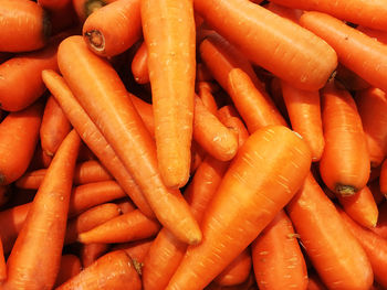 Fresh carrot for sell in the market.