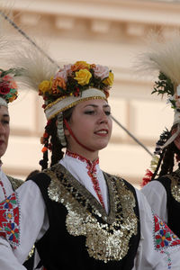 Traditional dancers during traditional festival
