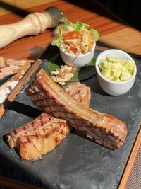 Close-up of food in plate