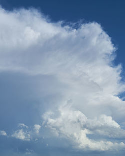 Low angle view of clouds in sky