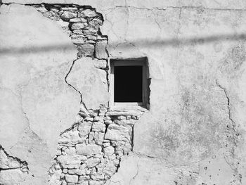 Close-up of house window