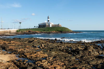 Farol da barra. the biggest postcard of the city of salvador 