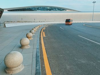 Vehicles on road