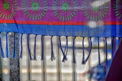 Full frame shot of colorful fabric