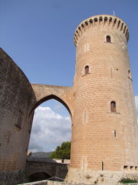 Low angle view of historical building