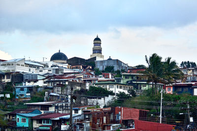 View of buildings in city