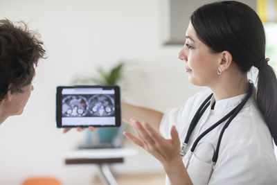 Young female doctor in a practice