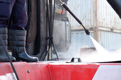 People working in factory