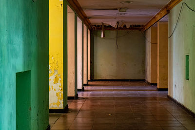 Corridor of building