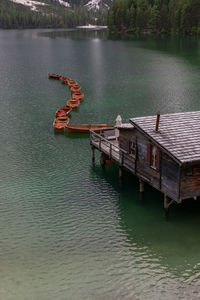 Pier on lake