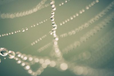 Close-up of crystal ball