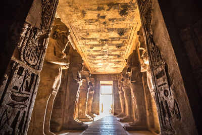 Corridor of historic building