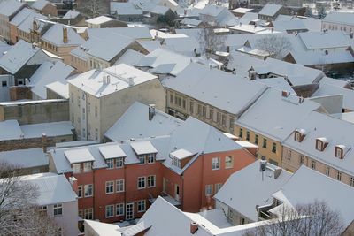 Houses in winter