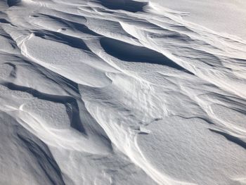 Full frame shot of snow covered landscape