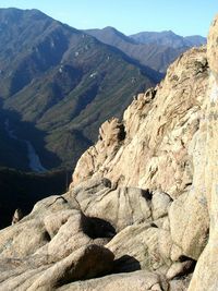 Scenic view of mountains