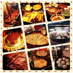 Full frame shot of market stall