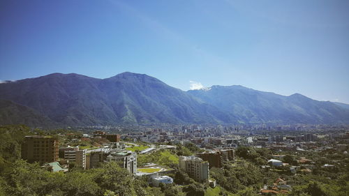 View of city against sky