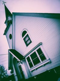 Low angle view of building against sky