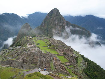 Scenic view of mountain against sky