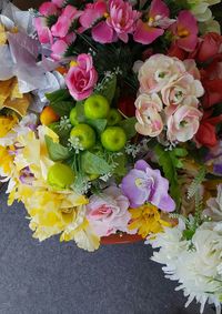 Close-up of multi colored flower bouquet