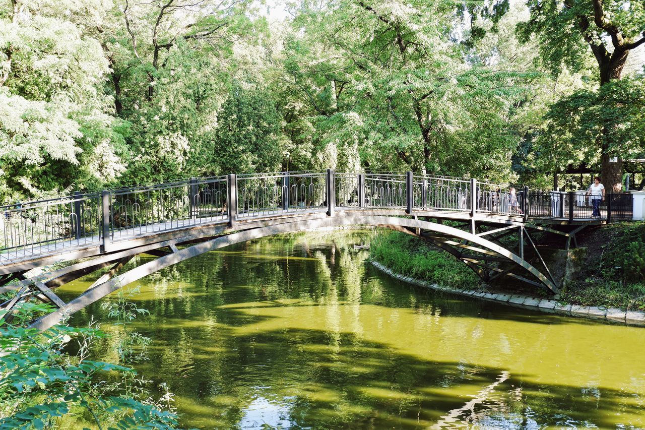 ARCH BRIDGE OVER RIVER