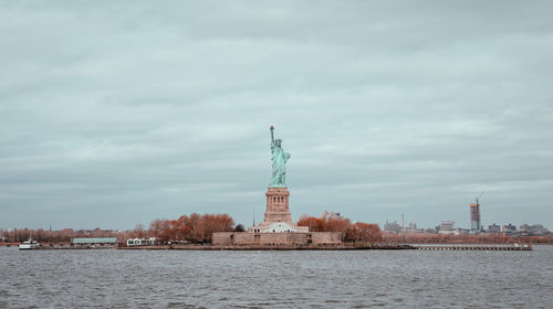 View of statue of liberty