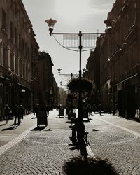 City street against sky