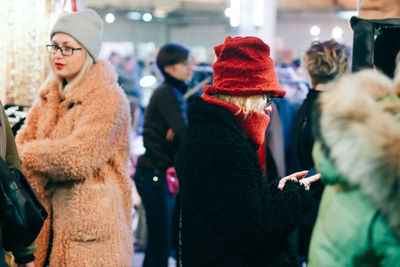 Group of people in snow