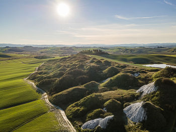 Scenic view of landscape against sky
