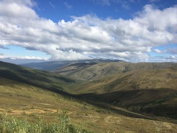 Scenic view of landscape against sky