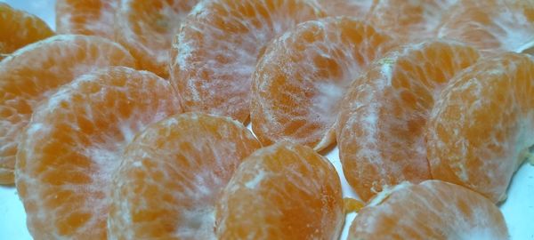 Full frame shot of orange fruit