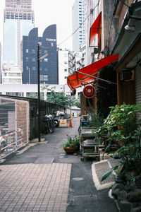 Street amidst buildings in city