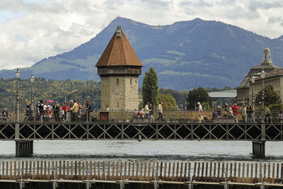 View of cathedral against cloudy sky