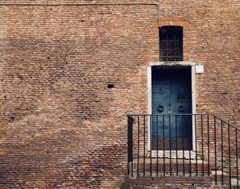 Closed door of old building medieval architecture detail old door ancient building rome