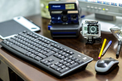 Close-up of computer keyboard