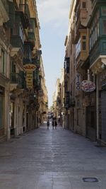 Narrow street in city