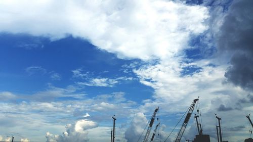 Low angle view of sky