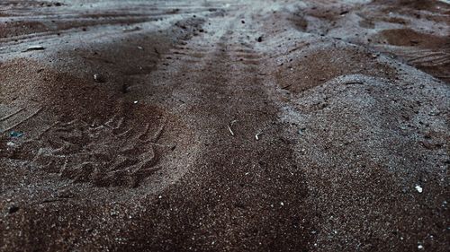 Full frame shot of sand