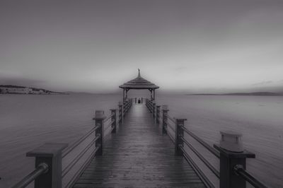 Pier on sea