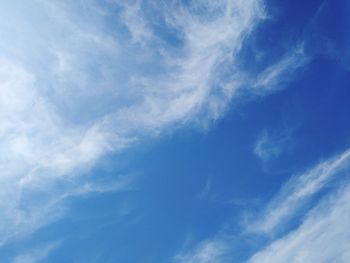 Low angle view of clouds in sky