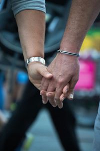 Low section of woman