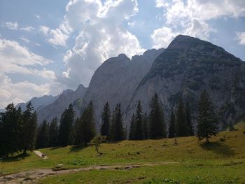 Scenic view of landscape against sky