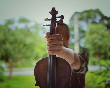 Man playing guitar