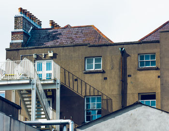 Low angle view of building against sky