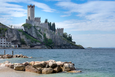 Panoramic view of sea against sky