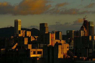 Buildings in city