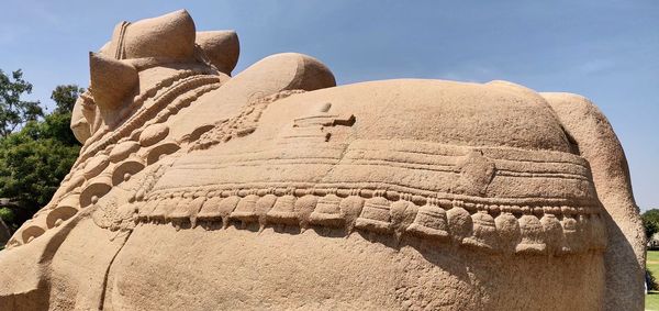 Low angle view of statue