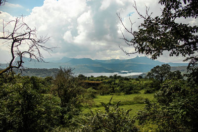 Scenic view of landscape against sky