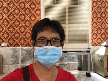 Close-up portrait of man