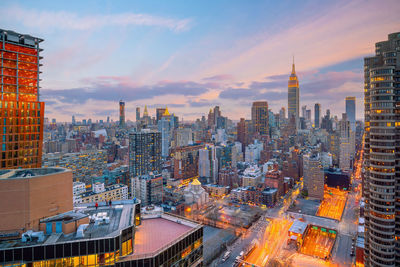 Cityscape against sky